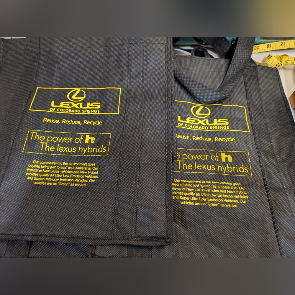 Set of 2 Lexus Tote Bags